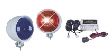 Electronice si electrice auto - Stroboscoape rosu si albastru