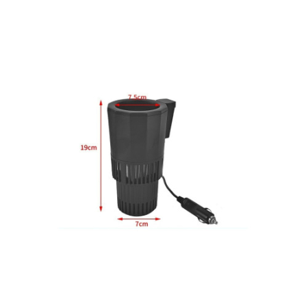 Suport auto inteligent pahare 2 in 1 racire incalzire LED touch bricheta 12V [5]