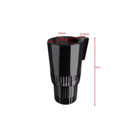 Suport auto inteligent pahare 2 in 1 racire incalzire LED touch bricheta 12V [4]