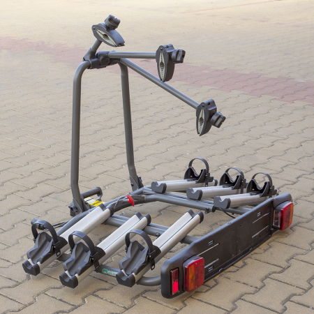 Suport biciclete PNI GO3 cu lampi spate pentru 3 biciclete cu prindere pe carligul de remorcare [3]