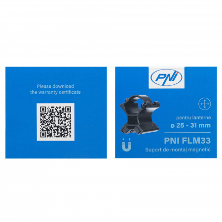Suport de montaj magnetic PNI FLM33 pentru lanterne cu diametrul intre 25-31 mm [14]