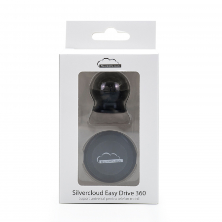 Suport magnetic pentru telefon mobil Silvercloud Easy Drive 360 aplicare pe bord [4]