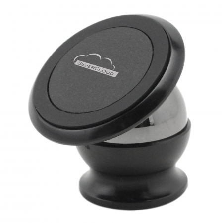 Incarcatoare si suporturi pentru telefoane - Suport magnetic pentru telefon mobil Silvercloud Easy Drive 360 aplicare pe bord