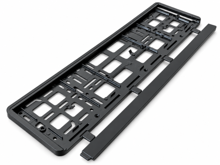 Alte accesorii - Suport numar inmatriculare auto, universal, pentru placuta de inmatriculare, Negru