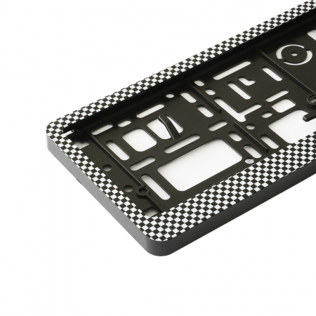 Suport Numar Inmatriculare Carbon Set [3]