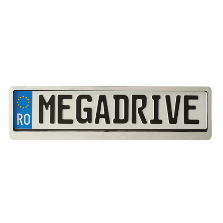 Suport Numar Inmatriculare Cromat Set [2]