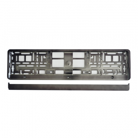 Suport Numar Inmatriculare Metalizat Graphite [6]