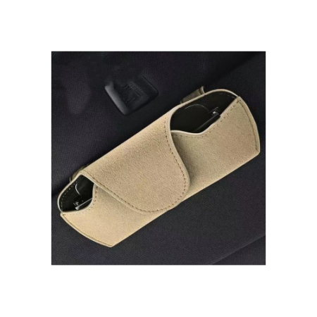 Suport ochelari premium prindere cleme parasolar bej Cod: FS-19007 [1]