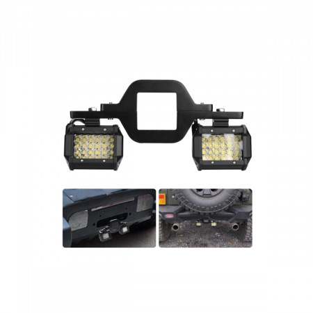 Proiectoare, lampi si leduri - Suport proiectoare LED bar prindere de carlig auto