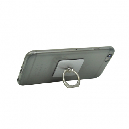 Suport universal PNI O-Ring, Desk Stand si Smart Grip, Silver, suport auto inclus [3]