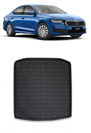 Skoda - Tavita protectie portbagaj din cauciuc TPE 3D SKODA OCTAVIA SEDAN (2021-2025)