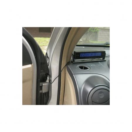 Termometru interior - exterior, ceas si voltmetru [4]