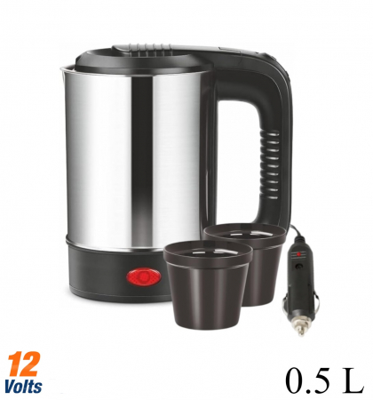 Noutati Real Auto - Termos electric cu cablu și 2 căni - 12V / 250W / 500ml