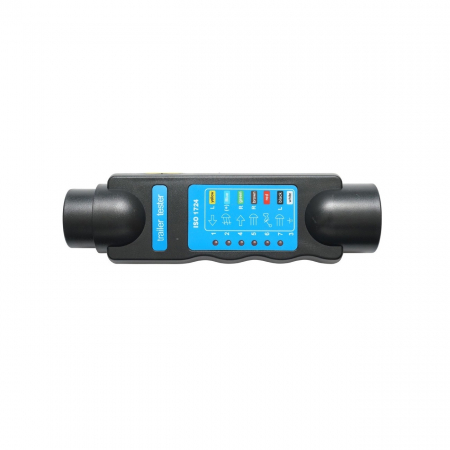 Priza remorca - Tester pentru verificare lumini remorca, priza mama-tata cu 7 pini