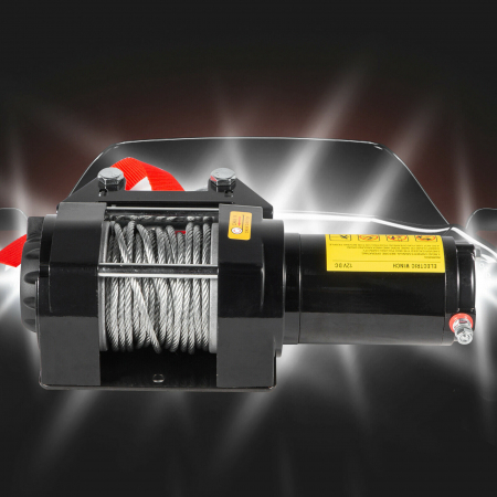 Troliu electric cu telecomanda pentru remorcare autoturisme, jeep-uri, barci, off-road, 5500LBS 2500kg, 12V [1]