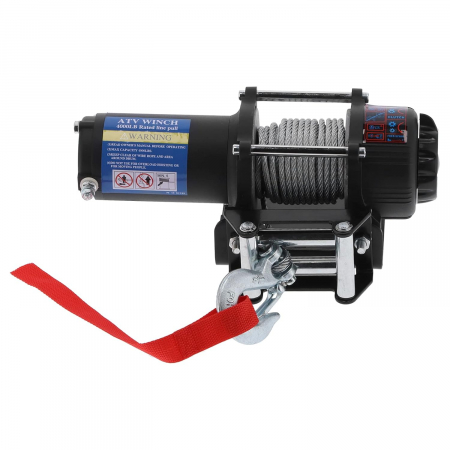 Troliu electric cu telecomanda pentru remorcare autoturisme, jeep-uri, barci, off-road, 5500LBS 2500kg, 12V [3]