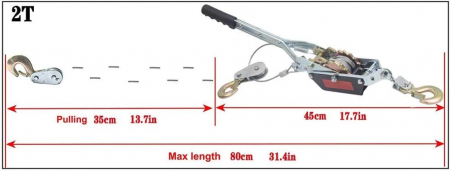 Troliu manual 2 tone cu cablu [7]