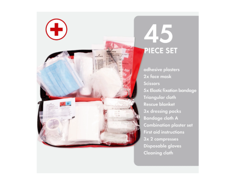 Trusă medicală de prim ajutor auto DIN 13164-2022 Standard european care acoperă noile cerințe din Grecia [3]