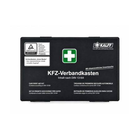 Kit siguranta auto complet trusa cutie neagra 2 triunghiuri vesta geanta stingator cu manometru Runkit [1]