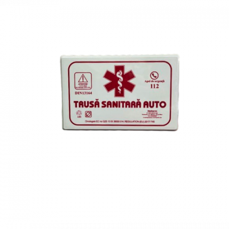 Kit-uri siguranta auto - Trusa medicala prim ajutor in cutie de plastic ALBA omologata RAR