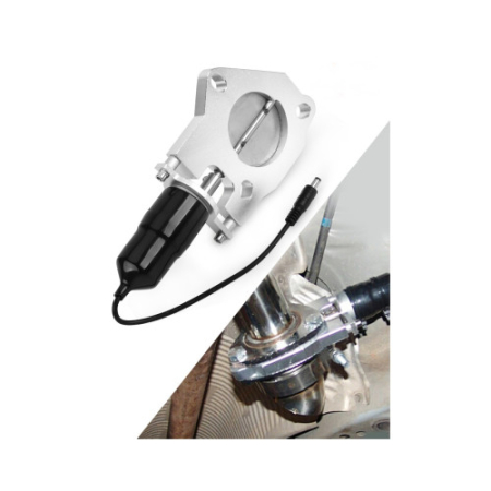 Valva electronica evacuare auto cu telecomanda pentru cut off V 63 mm inox 12V [4]