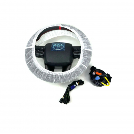 Volan din piele cu incalzire airbag si spira pentru Toyota Hilux GR [2]