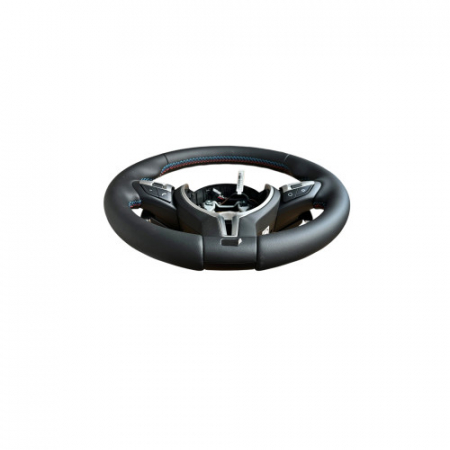 Volan sport piele compatibil cu modelele BMW Seria 1 E87 Seria 3 E90, E91, E92,E93 X1 E84 X5 E70,E53 X6 E71 Z4 E89 [1]