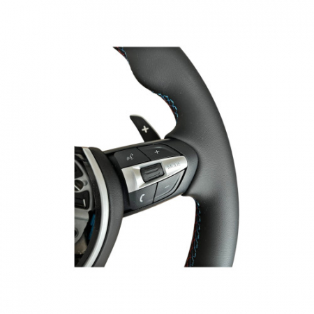 Volan sport piele compatibil cu modelele BMW Seria 5 F10,F11,F07 Seria 6 F06,F12,F13 Seria 7 F01,F02   [2]