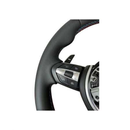 Volan sport piele compatibil cu modelele BMW Seria 5 F10,F11,F07 Seria 6 F06,F12,F13 Seria 7 F01,F02   [1]