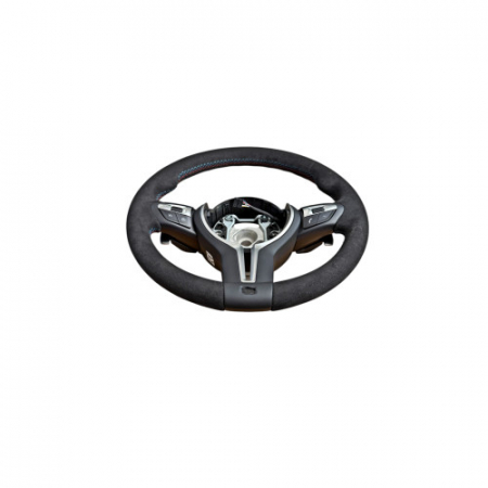 Volan sport piele imitatie alcantara compatibil cu modelele BMW Seria 5 F10,F11,F07 Seria 6 F06,F12,F13 Seria 7 F01,F02   [1]