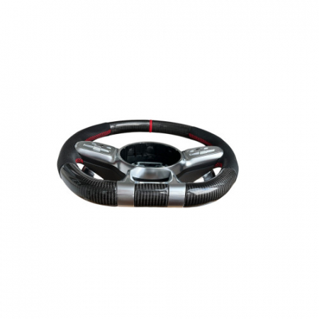 Volan sport piele si carbon compatibil cu modelele Mercedes 2011-2021 Produs compatibil - nu este OEM [1]
