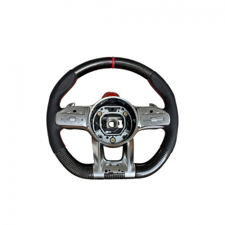 Volane - Volan sport piele si carbon compatibil cu modelele Mercedes 2011-2021 Produs compatibil - nu este OEM