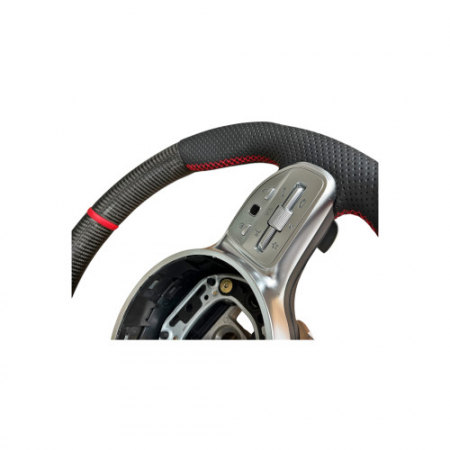 Volan sport piele si carbon compatibil cu modelele Mercedes 2011-2021 Produs compatibil - nu este OEM [5]