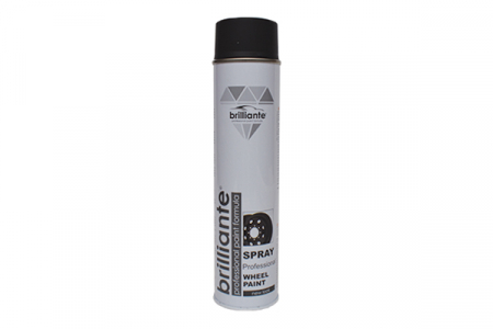 Vopseluri auto - Vopsea Spray pentru Jante Negru Mat 600 ml