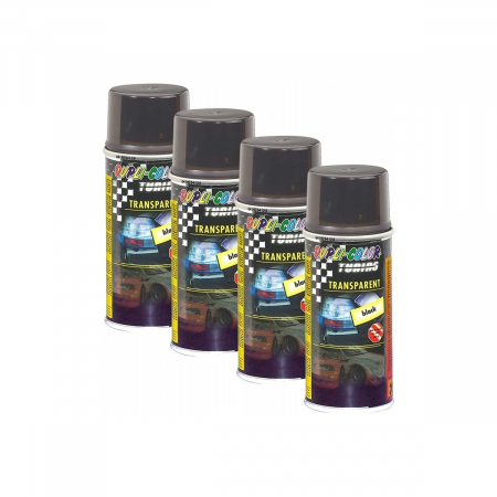 Solutii curatare si intretinere - Vopsea spray tuning /lampi transparentă DUPLI-COLOR, 150ml - Rosu-Transparent