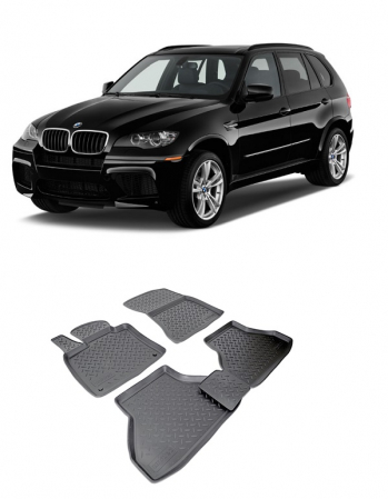 BMW - Set covorase cauciuc tip tavita BMW X5 (E70) (2007-2013)