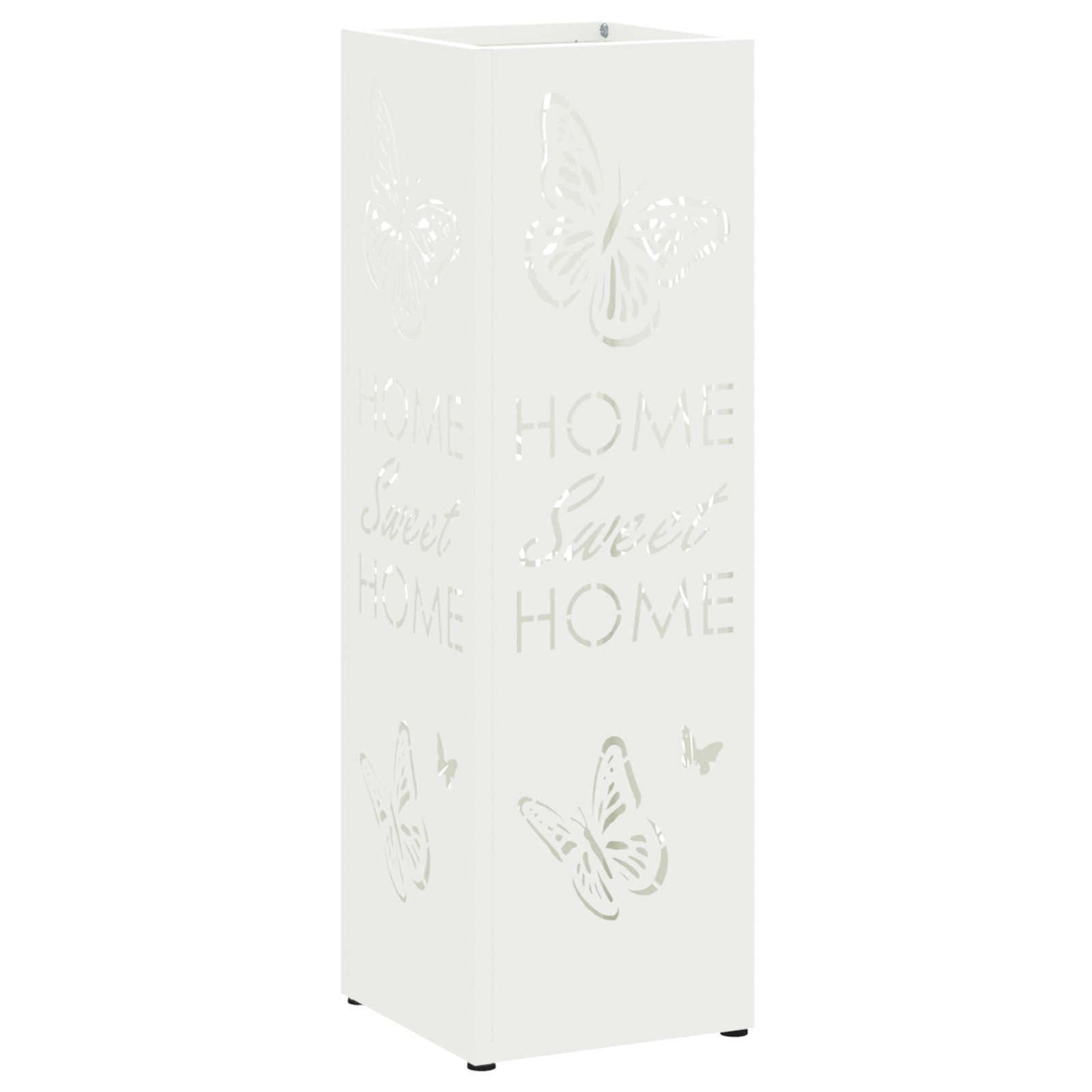 Suport de umbrele Alb Metal Mediu Inserții decorative [2]