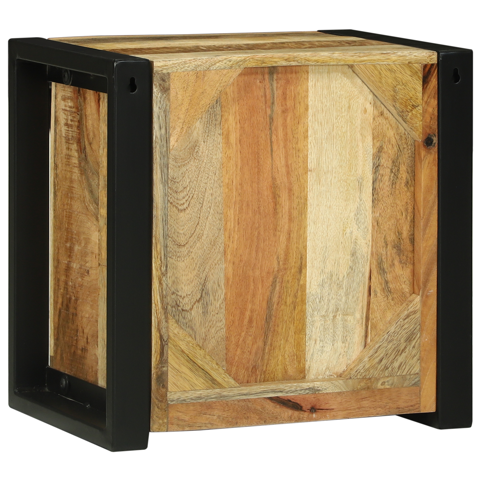 Cabinet de perete pentru baie 40x30x40 cm Lemn solid Mango brut [6]