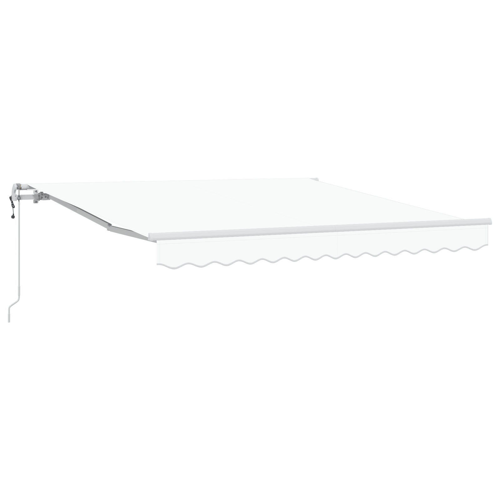 Marchiză retractabilă automată albă 300x250 cm,  Material de înlocuire pentru marchiză de 3x2.5 m Alb [2]