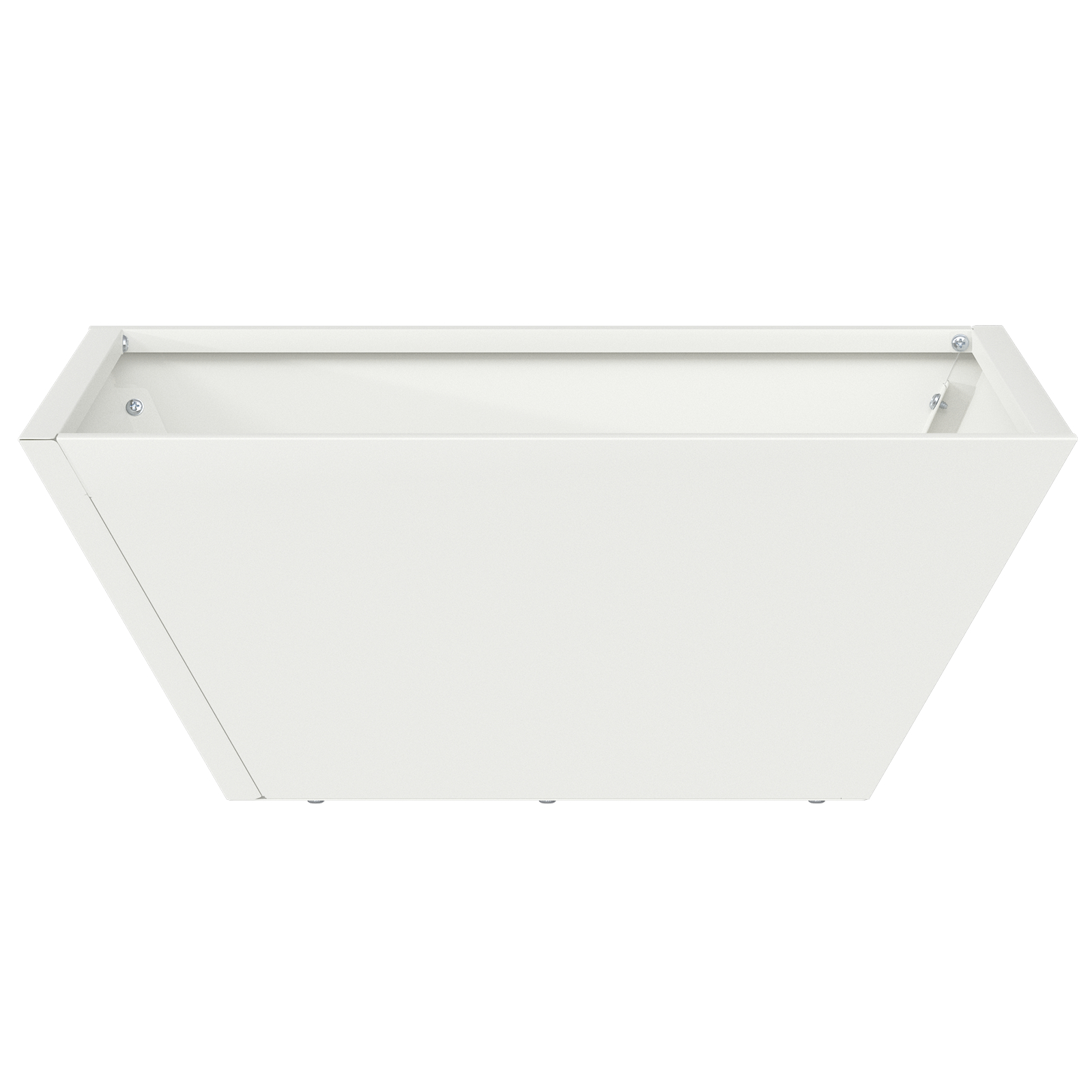 Set Ghivece din Plastic Alb Plastic 40 x 40 x 15 cm Stivuibil [7]