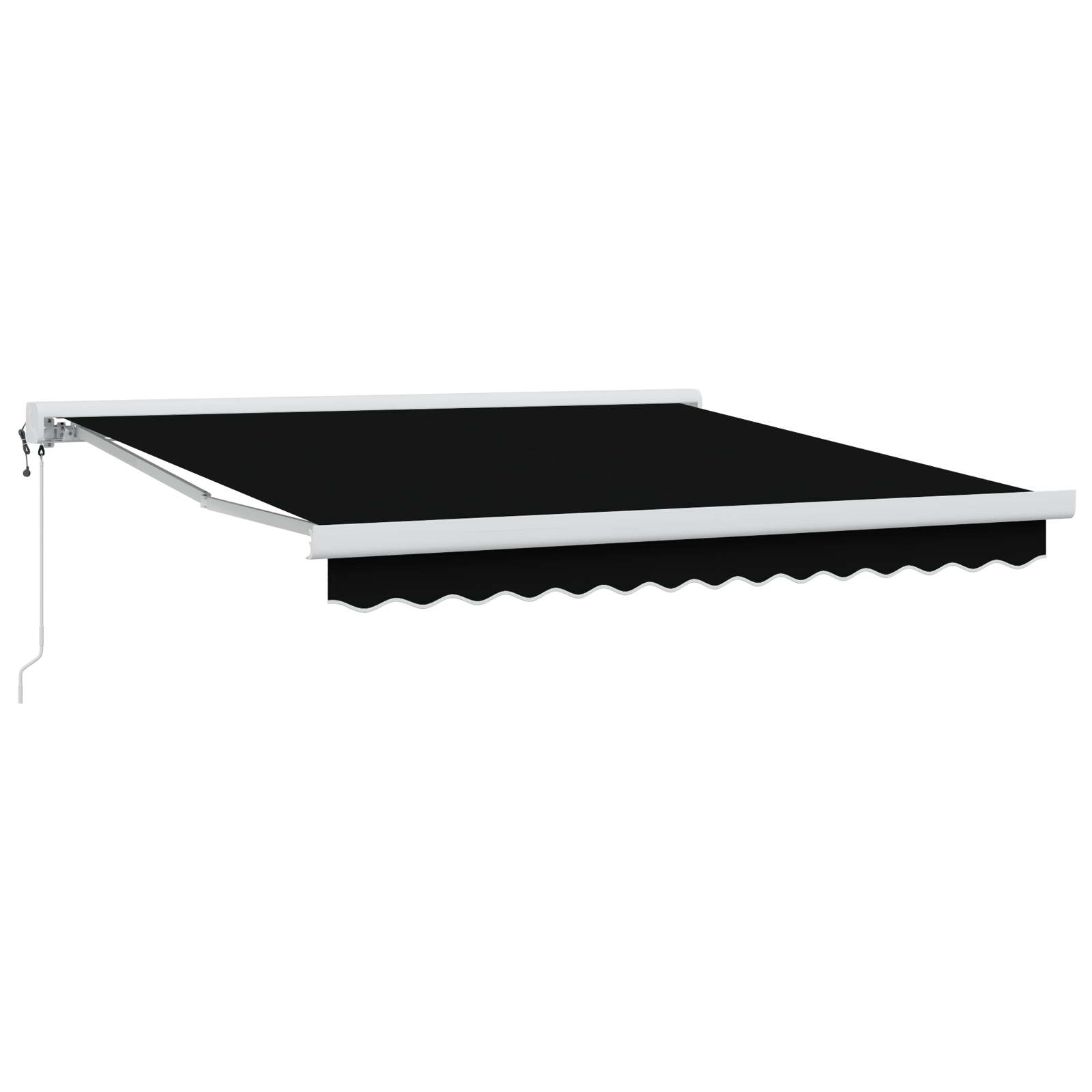 Marchiză automată retractabilă neagră 300x250 cm, Țesătură de înlocuire pentru marchiza  pentru cadru de 3x2.5 m negru [2]