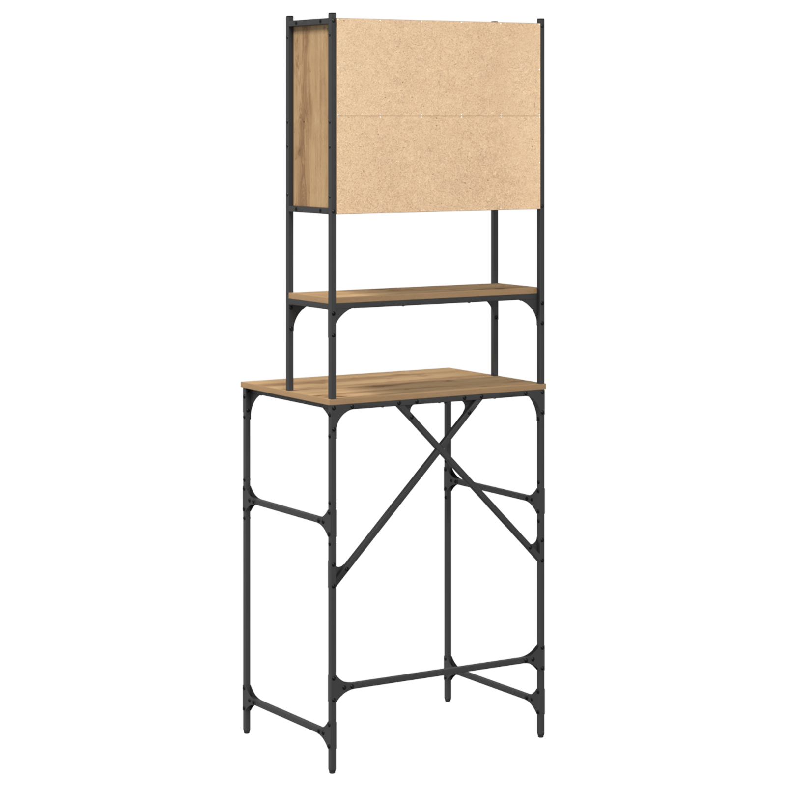 Dulap pentru mașina de spălat Stejar artizanal 68x48,5x194 cm [8]