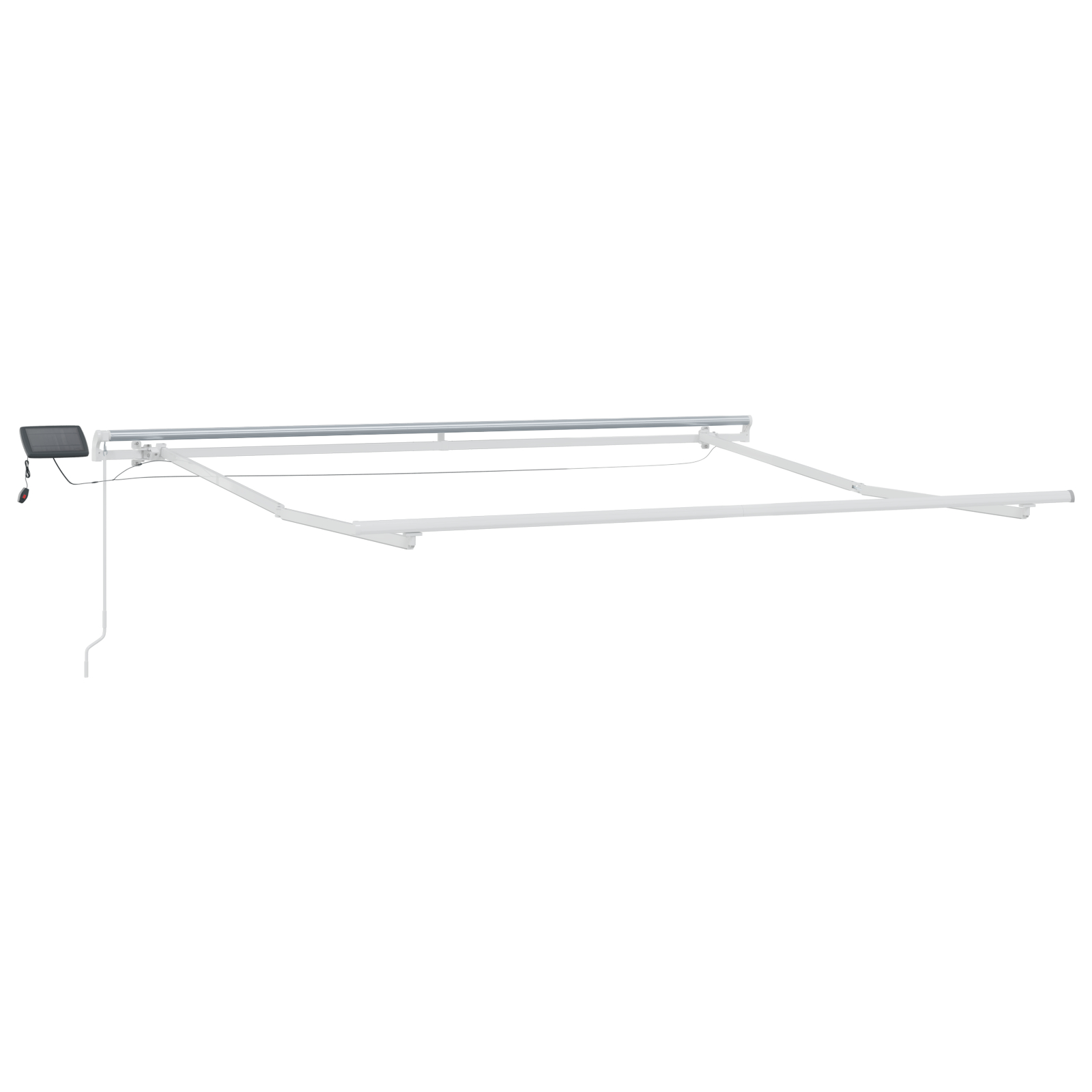 Marcheta retractabilă manuală cu LED galben și portocalie 300x250 cm [5]