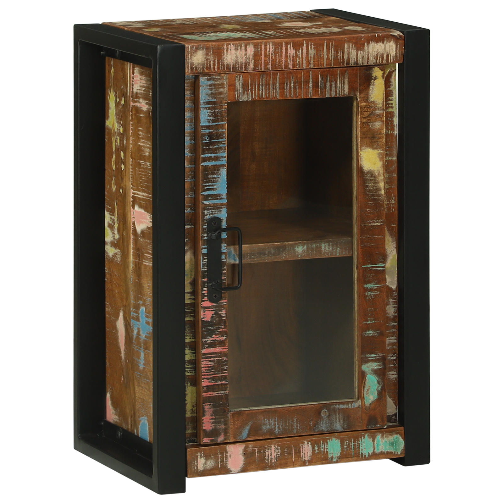 Cabinet de baie Multicolor 40x30x60 cm Lemn masiv reciclat [2]