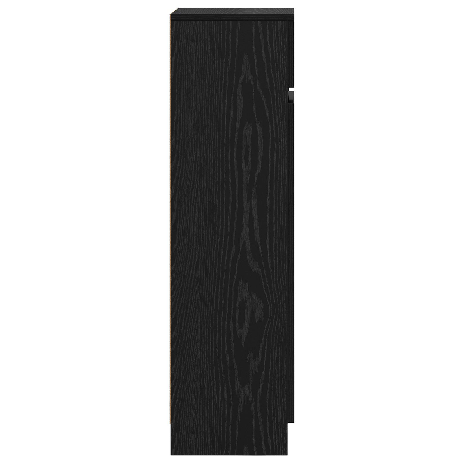 Cabinet pentru Pantofi Stejar Negru 100.5x28x100 cm Lemn prelucrat [7]