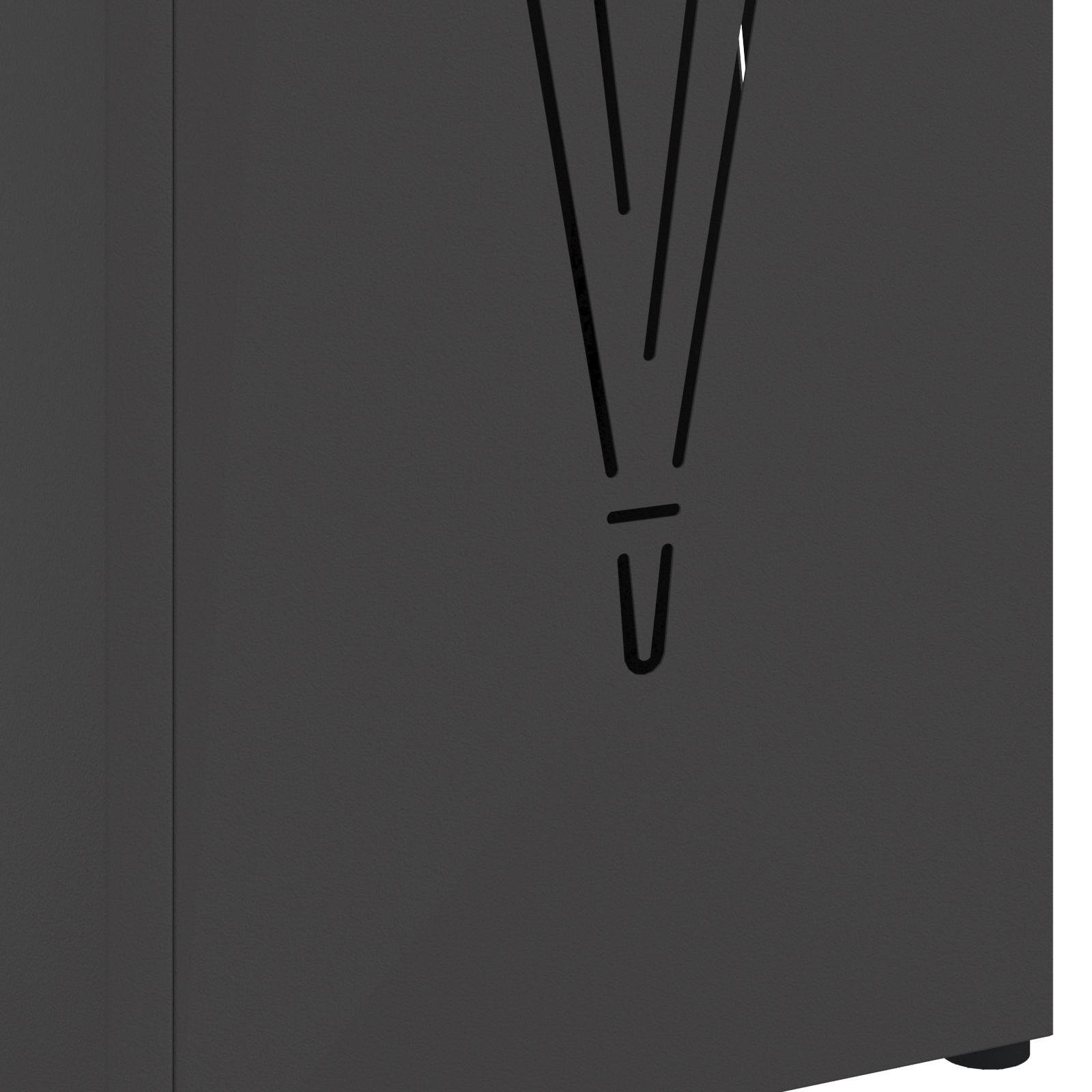 Suport Umbrele Negru Oțel Mediu Suport Umbre Negru [5]