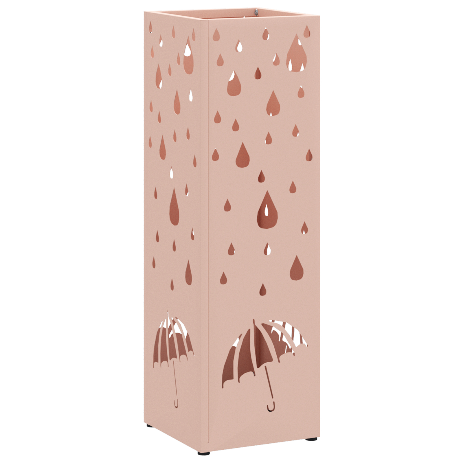 Suport umbrele Roz Metal Mediu Inserții Decorative [2]