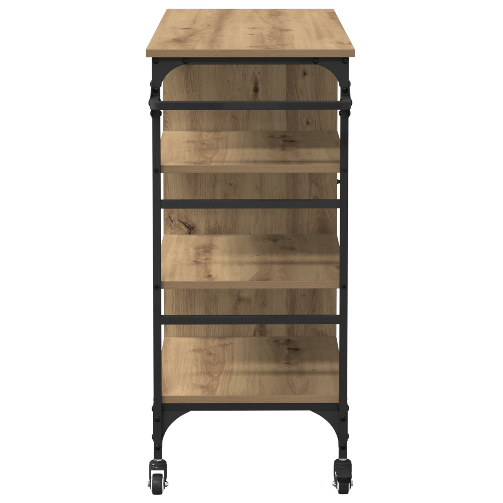 Trolley de bucătărie Stejar Natural 87.5x38.5x84.5 cm Lemn prelucrat [7]
