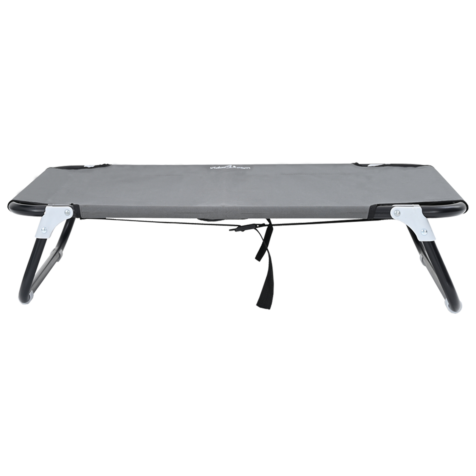 Pat pliabil gri deschis pentru câini m Oxford Fabric și Oțel [3]