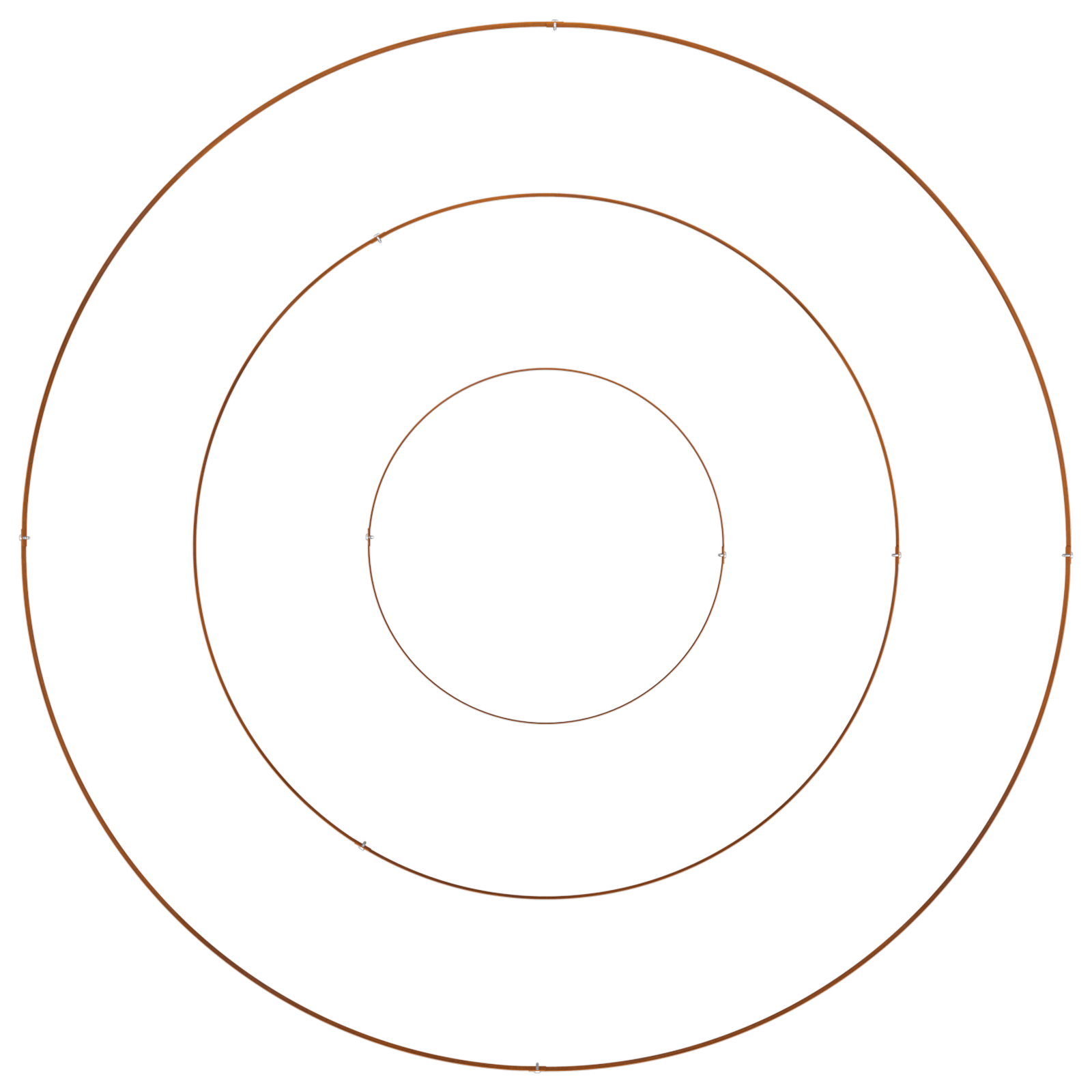 Ghiveci Metalic Oțel rezistent la intemperii Ø 120 cm [8]